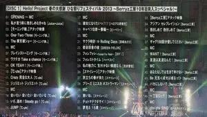 Hello! Project 2013 Spring Haru no Dai Kansha Hinamatsuri Festival 2013 ～Berryz Koubou 10 Nenme Totsunyuu Special!～