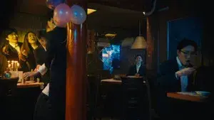 I’d like that corner seat over there